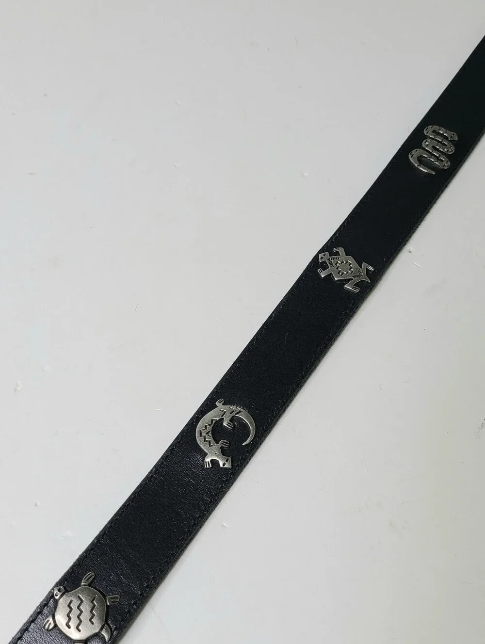 Wilsons American Bridle Animal Concho Genuine Leather Vintage Belt